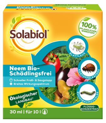 SBM Solabiol Neem® Bio-Schädlingsfrei, 30 ml