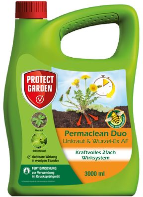 SBM Protect Garden Permaclean Duo Unkraut & Wurzel-Ex AF, 3000 ml