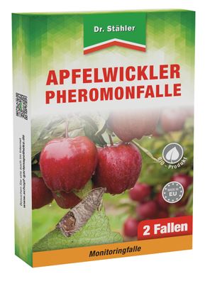 DR. Stähler Apfelwickler Pheromonfalle, 2 Stück