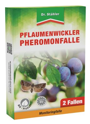 DR. Stähler Pflaumenwickler Pheromon-Falle, 2 Stück