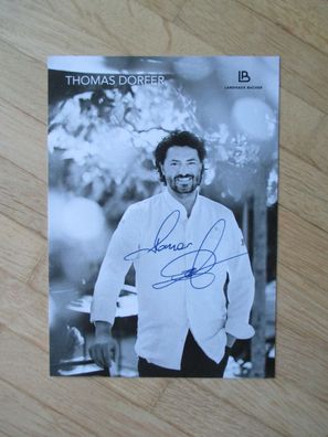 Sternekoch Thomas Dorfer - handsigniertes Autogramm!!!