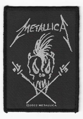 Metallica Scary Guy gewebter Aufnäher woven Patch 100% offizielles Merch