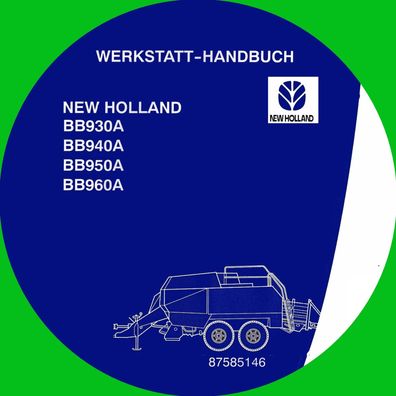 New Holland Reparatur Handbuch Großballenpresse BB 930A 940A 950A 960A