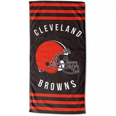 Browns Strandtuch Badetuch Stripes XXL NFL Duschtuch Cleveland Handtuch