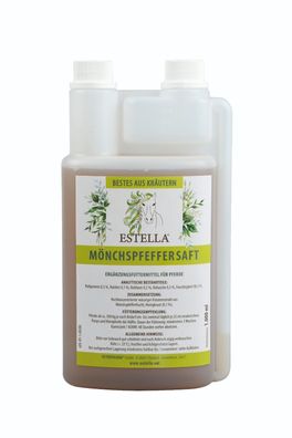 Estella Mönchspfeffersaft 1000 ml | Pferd