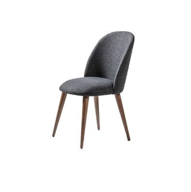 Klassische Lehnstuhl Luxus Stuhl Polster Textil Stoff Holz Stühle Design Stuhl