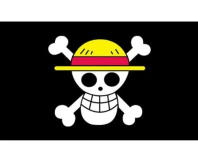 One Piece Jolly Roger Flag Flagge Strohhut Luffy Totenkopf Cosplay Anime Manga