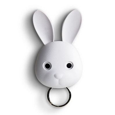 Schlüsselhalter Bella Bunny Qualy Hase Weiß Kaninchen Wand Schlüsselanhänger