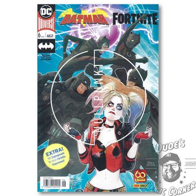 DC Universe Comic Batman X Fortnite – Nullpunkt #6 Panini inkl. Code Comics Heft