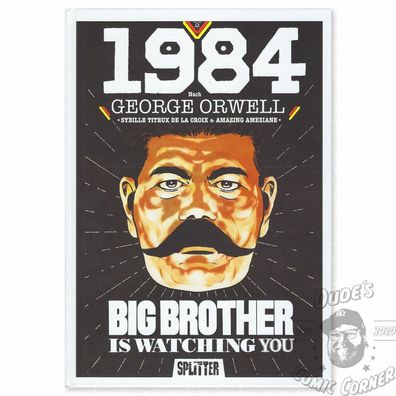 Splitter Comic Hardcover 1984 – Big Brother is watching you Comics George Orwell