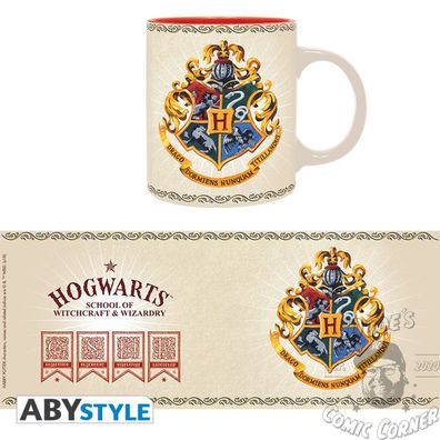 Harry Potter Hogwarts Tasse Vier Häuser 320 ml Mug Four Houses NEU Becher OVP