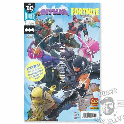 DC Universe Comic Panini Comics Batman X Fortnite – Nullpunkt #2 inkl. Code NEU