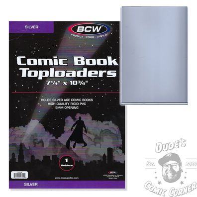 BCW Current Size Comic Book Toploaders Schutz Rahmen für Hefte NEU Plasterahmen