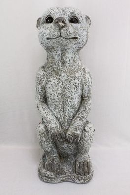 Erdmännchen, Garten Figur Manguste, Gartendeko, Garten Skulptur Magnesia 59 cm