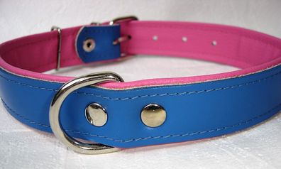 LEDER Halsband - Hundehalsband, Halsumfang 50-61cm/35mm NEU -13