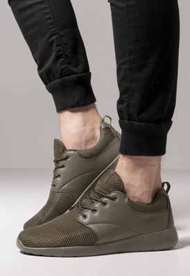 Urban Classics Schuhe Light Runner Shoe D. Olive/ D. Olive