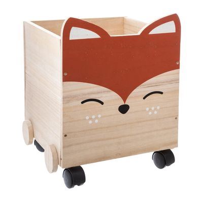 Holztruhe mit Rollen, Fuchs-Ohren - Atmosphera for kids