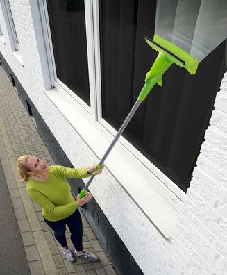 Sprüh-Fensterwischer Reinigen ohne Putzeimer