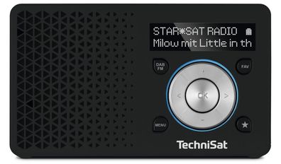 TechniSat 0120/4997 Radio Tragbar Analog & Digital Schwarz, Silber