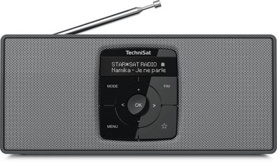 TechniSat Digitradio 2 S DAB+ Radio, FM/ UKW RDS, Stereo, Bluetooth 5.0, Schwarz