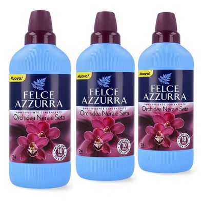 Paglieri Felce Azzurra Weichspüler Konzentrat Orchidea Nera & Seta 3 x 600 ml
