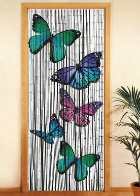 Bambusvorhang Schmetterlinge - WENKO