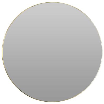 Spiegel in einem schlichten runden Rahmen, Ø 55 cm