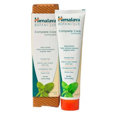 Himalaya Botanique Toothpaste - Simply Mint 150g - Natürliche Zahnpasta ohne Fluor...