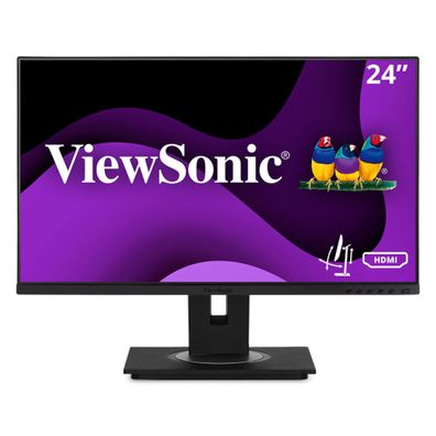 ViewSonic VG2448A-2 Monitor, 5 ms, 61 cm, 24 Zoll, 1920 x 1080 Pixel, 250 cd/ m²
