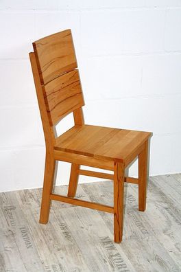 Stuhl aus Kernbuche massiv natur geölt Esszimmerstuhl Holzstuhl