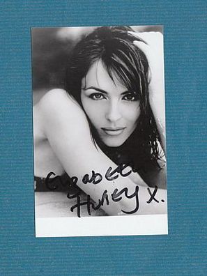 Elizabeth Hurley (britische Schauspielerin und Model) - persönlich signiert