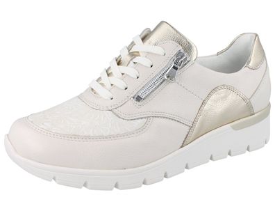 Waldläufer Orthotritt K-Ramona Damen Halbschuhe Schnürschuhe Sneaker beige perl