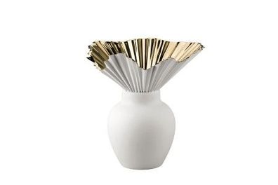 Rosenthal Vase 27 cm Falda Gold titanisiert 14438-426157-26027