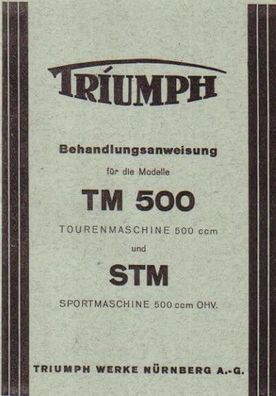 Bedienungsanleitung Triumph TWN Motorrad Modelle