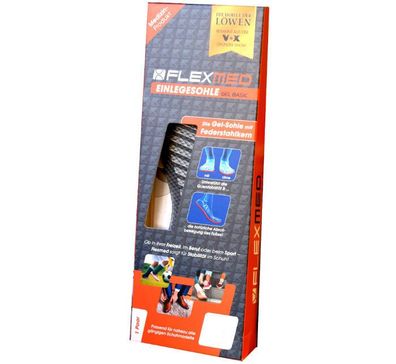 GEL Einlegesohlen Gel 47 Fleximed FLEX MED Schuheinlagen Gelsohle NEU