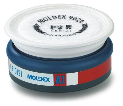 Moldex 912001 Kombifilter A1 P2 R, für Serie 7000 + 9000, EasyL