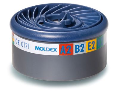 MOLDEX Gasfilter A2B2E2K2, für Serie 7000 + 9000, EasyLock®, VE = 8 Stück