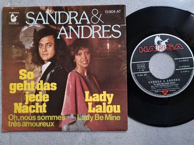 Sandra & Andres - So geht das jede Nacht 7'' Vinyl Germany