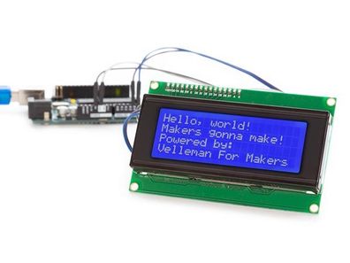 WHADDA - WPI450 - LCD-Modul für Arduino - blaue Hintergrundbeleuchtung