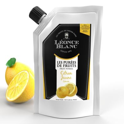 Hymor Zitrone-Püree 1x 1kg saure Frucht aus Italien Frucht-Püree von Leonce Blanc