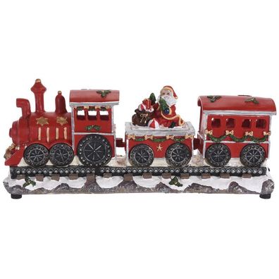 LED Weihnachtszug Schneemann Motiv 39 cm - Home Styling Collection