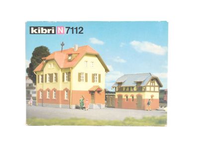 Kibri N 7112 Gebäude Bausatz Wohnhaus Eisenbahner-Wohnhaus E488