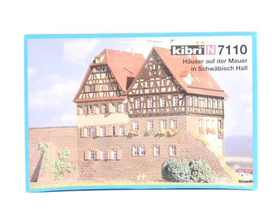 Kibri N 7110 Gebäude Bausatz Häuser auf der Mauer in Schwäbisch Hall * NEU* E488