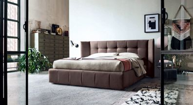 Doppelbett Bett Ehebett Design Luxus Luxur Polsterbett Designbett Textil Betten