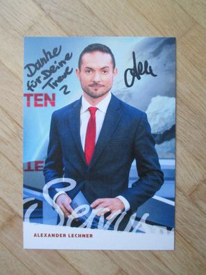 ServusTV Fernsehmoderator Alexander Lechner - handsigniertes Autogramm!!!