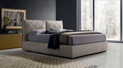 Designer Bett Stoff Hotel Holz Betten Doppel Schlaf Zimmer Luxus Modern Italien
