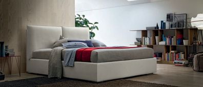 Polster Doppel Betten Holz Design Luxus Bett Schlafzimmer Italienisches Textil