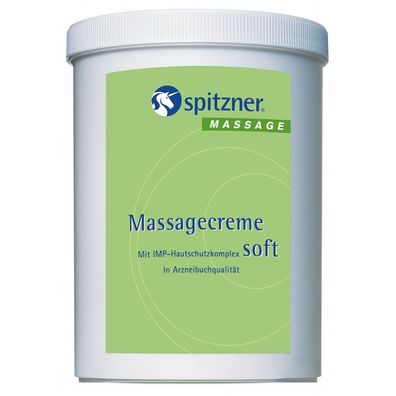 Spitzner Massagecreme Soft 1 Liter (1000 ml) mit IMP-Hautschutzkomplex