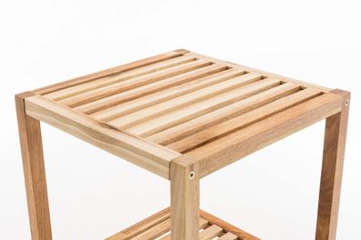 CLP Standregal aus Holz | Holzregal in verschiedenen Höhen erhältlich | Badezimmer...