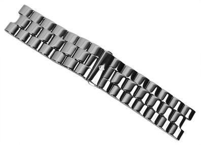 Alpha Saphir Ersatzband Uhrenarmband Edelstahl Band Silberfarben für AS 298